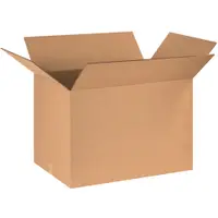 Double Wall Boxes, 30" x 18" x 18", Kraft, 10/Bundle; 90/Skid