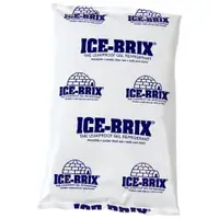 Ice-Brix™ 5" x 2 3/4" x 3/4" - 3 oz. Cold Packs, White, 96/Case