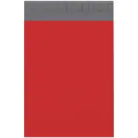 Poly Mailers, 10" x 13", Red, 100/Case