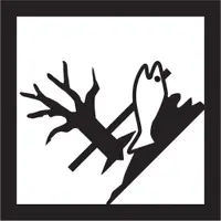 Tape Logic® Labels, "Marine Pollutant, 4" x 4", Black/White, 500/Roll