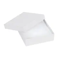 Jewelry Boxes, 3 1/2" x 3 1/2" x 1", White, 100/Case