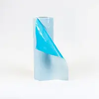 24" x 200 yard - 4 mil VCI Poly Wrap Blue/White 1 ROLL