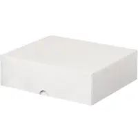 Stationery Folding Cartons, 8 5/8" x 9 1/2" x 3", White, 200/Case