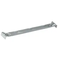 Wardrobe Hanger Bar, 20", Silver, 1/Each
