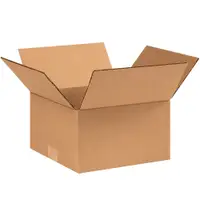 Corrugated Boxes, 9" x 9" x 5", Kraft, 25/Bundle; 500/Skid