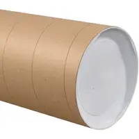 Jumbo Mailing Tubes, 10" x 36", Kraft, 8/Case