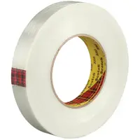 3M™ 880 Strapping Tape, 7.7 Mil, 3/4" x 60 yds., Clear, 6/Case