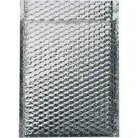 Cool Shield Bubble Mailers, 8" x 11", Silver, 100/Case