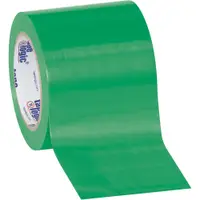 Tape Logic® Solid Vinyl Safety Tape, 6.0 Mil, 4" x 36 yds., Green, 12/Case