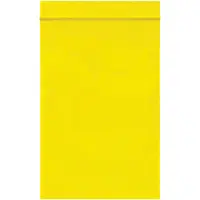 Reclosable 2 Mil Poly Bags, 4" x 6", Yellow, 1000/Case