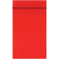 Reclosable 2 Mil Poly Bags, 2" x 3", Red, 1000/Case
