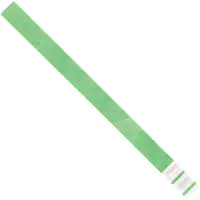 Tyvek® Wristbands, 3/4" x 10", Green, 500/Case