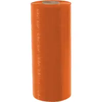 Colored Cast Machine Stretch Film, 20" x 80 Gauge x 6000', Orange, 1/Roll