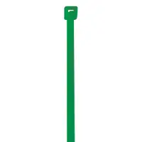 Colored Cable Ties, 18#, 4", Green, 1000/Case
