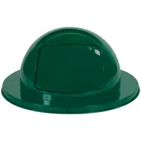 Rubbermaid® Brute® Steel Dome Lid, 55 Gallon, 11" x 25", Green, 1/Each