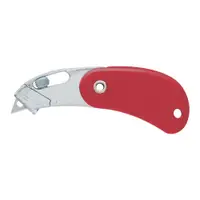PSC-2™ Spring-Back Pocket Safety Cutter, Red, 12/Case