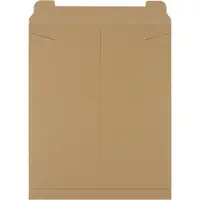Stayflats® Mailers, 17" x 21", Kraft, 50/Case
