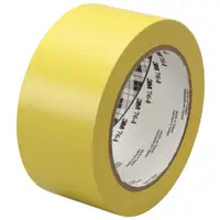 3M™ 764 Vinyl Tape, 5.0 Mil, 2" x 36 yds, Yellow, 24/Case