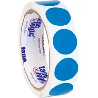 Tape Logic® Inventory Circle Labels, 1", Light Blue, 500/Roll