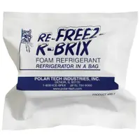 Re-Freez-R-Brix™ Cold Bricks, 4 1/2" x 2" x 1 1/2", White, 48/Case