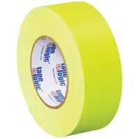 Tape Logic® Gaffers Tape, 11.0 Mil, 2" x 50 yds., Fluorescent Yellow, 24/Case