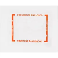 3M™ 830 Pouch Tape Pads, 2.5 Mil, 5" x 6", Clear, 40/Case