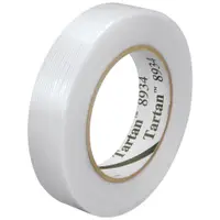 3M™ 8934 Strapping Tape, 4.0 Mil, 1" x 60 yds, Clear, 36/Case