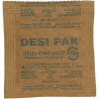Clay Desiccants, 5 Gallon Pail, 3" x 3" x 1/4", Kraft, 550/Case