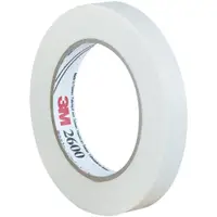 3M™ 2600 Masking Tape, 4.4 Mil, 3/4" x 60 yds., White, 48/Case