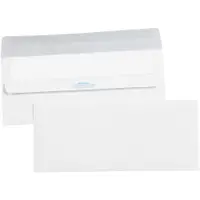 Redi-Seal Business Envelopes, #10 Plain, 4 1/8" x 9 1/2", White, 2500/Case