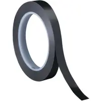 3M™ 471 Vinyl Tape, 5.2 Mil, 1/4" x 36 yds., Black, 144/Case