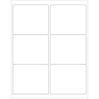 Tape Logic® Weather-Resistant Laser Labels, 4" x 3 1/3", White, 600/Case