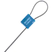 Cable Seals, 1/8" x 12", Blue, 50/Case