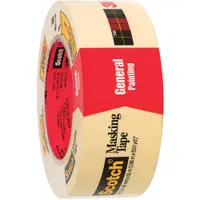 3M™ 2050 Masking Tape, 5.0 Mil, 2" x 60 yds., Natural, 12/Case
