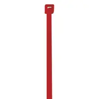 Colored Cable Ties, 18#, 4", Red, 1000/Case