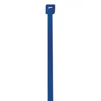 Colored Cable Ties, 18#, 4", Blue, 1000/Case