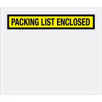 Tape Logic® "Packing List Enclosed" Envelopes, 7" x 6" low, Yellow, 1000/Case