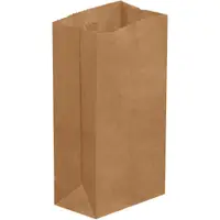 Grocery Bags, 3 1/2" x 2 3/8" x 6 7/8", Kraft, 500/Case