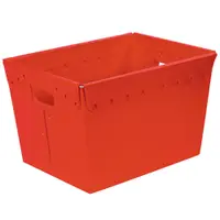 Space Age Totes, 18" x 13" x 12", Red, 6/Case