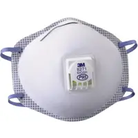 3M™ 8271 Oil-Proof Respirator with Valve, White, 80/Case