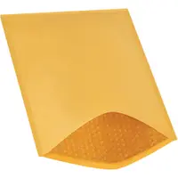 Heat-Seal Bubble Mailers, #5, 10 1/2" x 16", Kraft, 100/Case