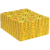 Hazmat Sorbent Pads, 16 x 18", Heavy, Yellow, 100/Case