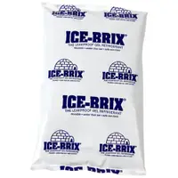 Ice-Brix™ Cold Packs, 6" x 4" x 3/4", White, 36/Case