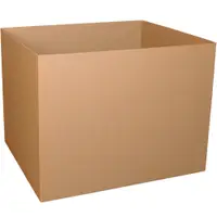 Double Wall Gaylord Bottom, 36" x 36" x 36", Kraft, 5/Bundle; 75/Skid