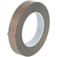 PTFE Glass Cloth Tape, 10 Mil, 3/4" x 36 yds., Brown, 1/Case