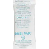 Tyvek® Clay Desiccants, 5 Gallon Pail, 1" x 2 1/2" x 1/4", White, 1200/Case