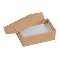 Jewelry Boxes, 2 1/2" x 1 1/2" x 7/8", Kraft, 100/Case