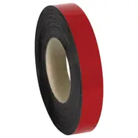 Warehouse Labels, Magnetic Rolls, 1" x 100', Red, 1/Case