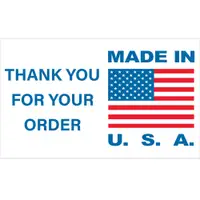 3 x 5" - "Made in USA" Labels 1 ROLL