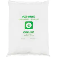 Ice-Brix™ Biodegradable Packs, 24 oz., 8" x 6" x 1 1/4", White, 24/Case